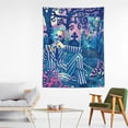 thumbnail image 3 of Beetlejuice Tapestry, Wall Hanging Decor for Bedroom Living Room Dorm, Home Decor Polyester Tapestries with Hanging Clips And Hooks, 60"x80", 3 of 9