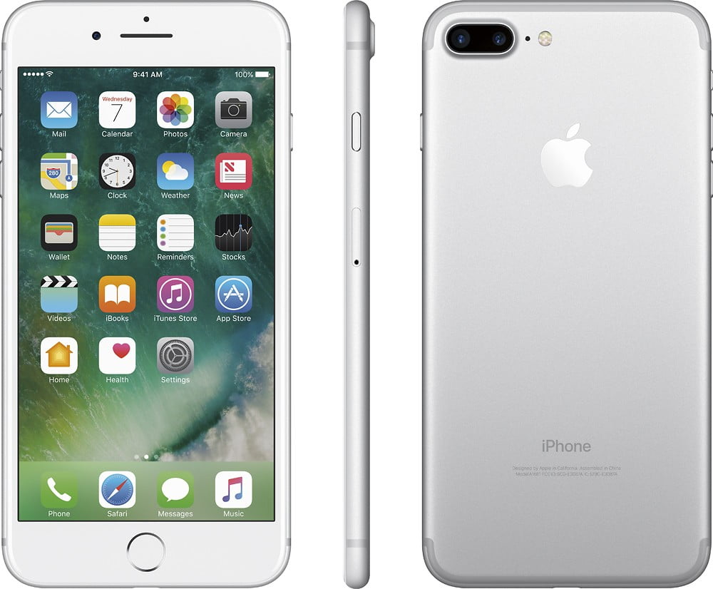 Apple iPhone 7 Plus, GSM Unlocked 4G LTE- Black, 32GB (Certified 