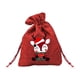 thumbnail image 2 of Bolsas de regalo navideñas de lino | Bolsita navideña con dibujos animados para manzanas y dulces, 2 of 7