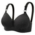 thumbnail image 2 of Swuxness Women's Push Up Wireless Plus Size Bras Solid Color Back Closure Comfortable Breathable, 2 of 3