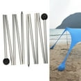 thumbnail image 3 of Beach Tent Pole Aluminum Alloy Material Foldable 5 Sections 1 8m/2m Length, 3 of 3