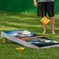 thumbnail image 2 of Cornhole Board Wraps and Decals for Boards Set of 2 Skins Professional Vinyl Covers Sticker Mountain Reflections Painting Art Cornhole Wraps Stickers Cornhole Skins Cornhole Wraps for Boards, 2 of 6