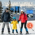 thumbnail image 2 of Adjustable Leg Gaiters, Waterproof Hiking Gaiters, Boot Gaiters Snow, 2 of 9