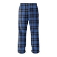 thumbnail image 5 of Fabrcox Men's Trendy Pajama Pants S-3xl Plaid Flannel Pj Bottoms Wide Leg Elastic Waist Lounge Bottoms Pants Navy 3XL, 5 of 5