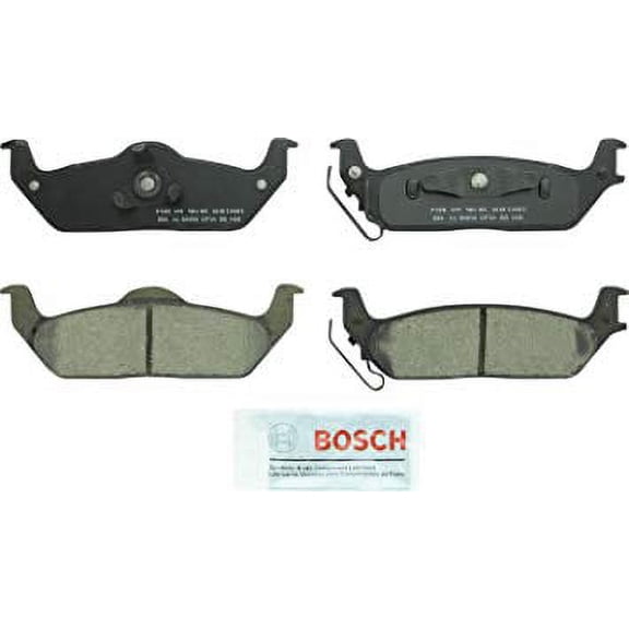 Bosch BC1012 QuietCast Premium Ceramic Disc Brake Pad Set For 2004-2011 Ford F-150 and 2006-2008 Lincoln Mark LT; Rear