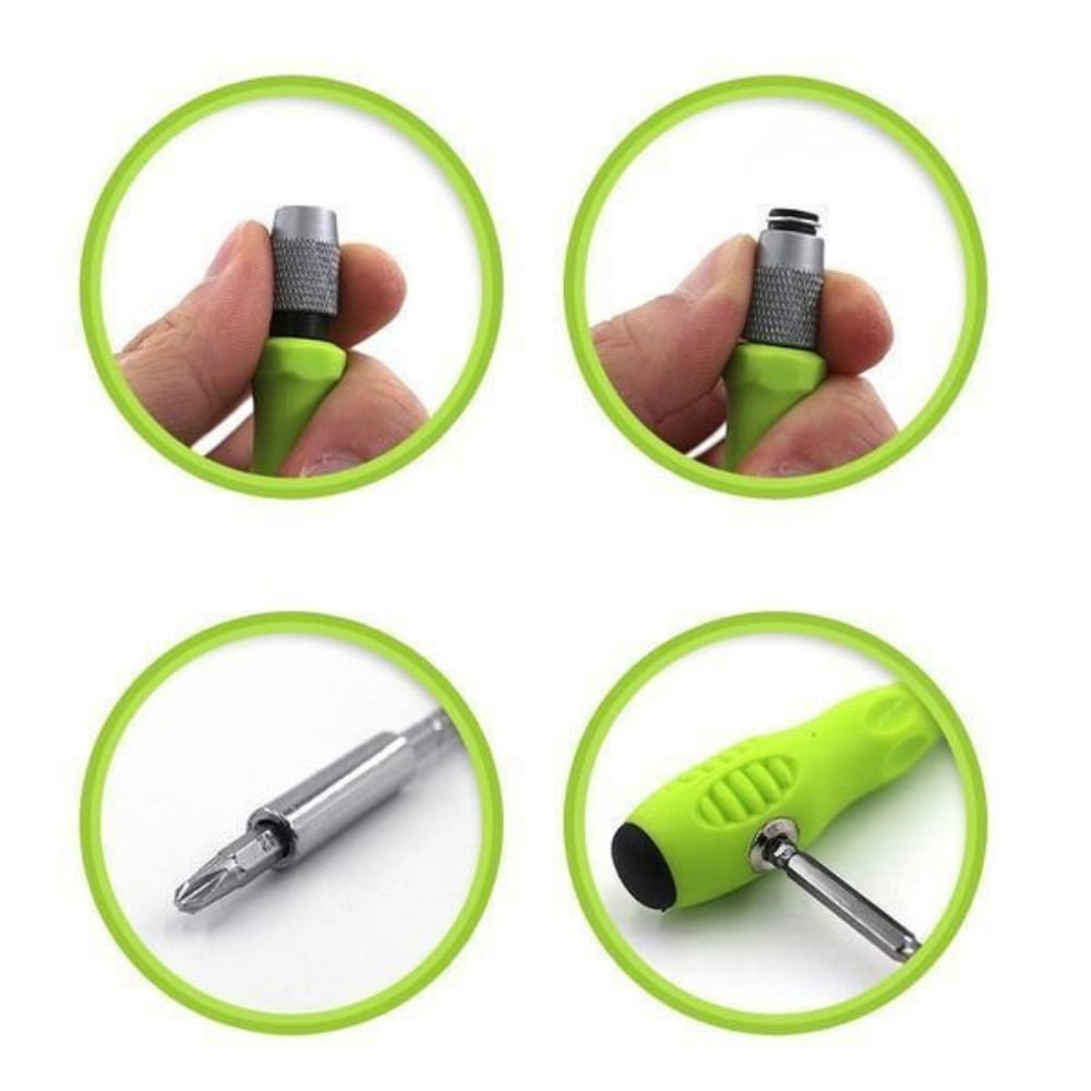 LigoWave 32-in-1 Screwdriver Set ,Multipurpose Disassemble Electronic Repair Tools, Portable Phone Repair,Green