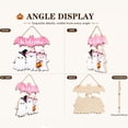 thumbnail image 7 of Hanging Ghosts Halloween Decor, 12 Inch Pink Halloween Door Sign Cute Pastel Halloween Decor for Home Welcome Door Sign for Halloween Party, 1 Pack, 7 of 7