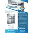 thumbnail image 4 of D55AR-GS2 Top Mount Glass 2-Door Commercial Reach-in Refrigerator, 4 of 6