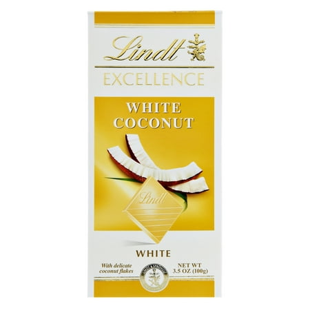 Lindt Excellence White Coconut White Chocolate, 3.5 OZ - Walmart.com