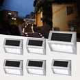 thumbnail image 2 of Luz de pared de escalera solar 3LED-Luz blanca Luz de jardín solar Vhermosa MZQ-0689, 2 of 6
