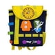 thumbnail image 1 of Mochila para niños pequeños Tablero ocupado Juguete de viaje Rompecabezas Tablero sensorial Desarrollar habilidades motoras finas para regalos de, 1 of 9