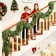 thumbnail image 3 of Satmonnus Christmas Garland Real Touch Cedar Garland Christmas Decorations 9 ft Soft and Lush Realistic Faux Pine Garlands for Mantle, Doorframe, Fireplace Indoor Outdoor Holiday Decorations, 3 of 8