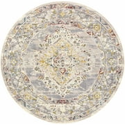 Mark & Day Var Traditional Taupe Area Rug , 7'10" Round