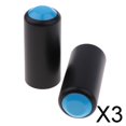 thumbnail image 1 of Runquan 3x2 Pieces Battery Screw Cup Cover for Wireless Microphone Mic Blue, 1 of 8