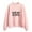 Pink, variant on CaiJunJia Sweatshirts , Fall Oversized Sweatshirt for Women Crewneck Fleece Long Sleeve Pullover Hoodies Tops Winter Letter Graphic Sweat Shirts