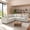 Beige, variant on Oversized Modular Sectional Couch,Large 5 Seater Corner Sofa Modern V Shaped Sectional Couch Cloud Couches for Living Room,Office,Spacious Space,Khaki - Chenille