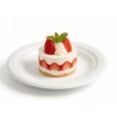 thumbnail image 4 of 6.1 " Paper Plates Small, Disposable Dessert Plates for Cakes, Eco- Friendly White Thick Paper Plates, Perfect for Party Wedding Birthday, Microwave-Safe Mini Round Paper Plates for Camping, Picnic, 4 of 6