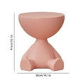thumbnail image 3 of Table de Nuit Moderne Rose avec Rangement à Dessus Relevable, Table d'Appoint Ronde pour Chambre, Salon, Balcon, Bureau, Table d'Accent avec Compartiment Caché, Déco Maison Multifonctionnelle, 3 of 7