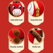 Sad Horse, Crying Horse, Year of 2026 Plush, Red Smiling/Crying Spring Festival Ideal for Home Tabletop Decor