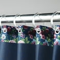 thumbnail image 3 of Diamond Patchwork Shower Curtain Set, 3 of 5