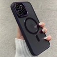 thumbnail image 4 of Luxury For Magsafe Wireless Charging Magnetic Case for iPhone 15 14 Plus 13 12 11 Pro Max Shockproof Bumper Clear Armor Cover, 4 of 5