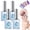 2SET, variant on 3D Water Drop Gel Top Coat Set Clear UV Curing Nail Art Coating | 2026 New Formula, UV Curing, 3D Water Drop Effect, Clear Finish, Nail Art