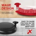 thumbnail image 5 of BITOUSHI Chicken Shredder, 9.8" Meat Shredder Tool with Non-Skid Base, Chicken Breast Shredding Tool Twist, Ergonomic Handle, Heat Resistant, BPA Free, Suitable for Pulled Beef Chicken - Red, 5 of 10