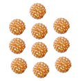 thumbnail image 1 of 10 cuentas de 20 mm con agujeros grandes, brillantes, coloridas, para joyería, fabricación de joyas, bolígrafos, llaveros, collares, redondas y brillantes., 1 of 7