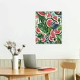 thumbnail image 3 of GOSMITH Canvas Prints Wall Art Tropical Banana Leaf Watermelon Satin - 16x20 in / 12x16 in Decorative Painting 16x20 in, 3 of 5