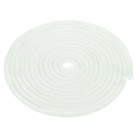 

Uxcell 13.12ftx0.24inch Fiberglass Rope Round Braided Rope High-Temperature Stove Gasket Seal for Boiler Furnace White
