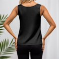 thumbnail image 4 of Silk Satin Tank Tops for Women Scoop Neck Sleeveless Camisole Tops 2026 Summer Basic Blouses, 4 of 4