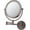 Antique Brass, variant on Ovente 8.5'' Hardwired Lighted Wall Mount Makeup Mirror, 1X & 7X Magnifier w/ Dimmer Switch, Spinning Double Sided Round White LED, Extend & Fold, Retractable Arm, Antique Brass MPWD3185AB1X7X