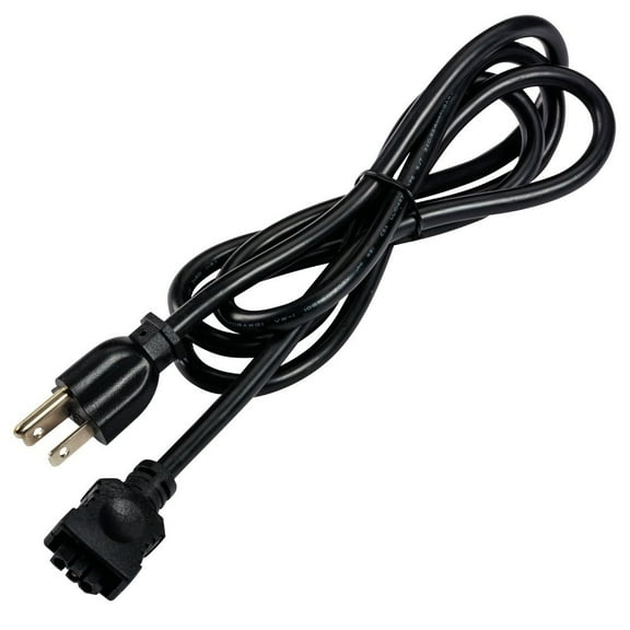 Kichler 6UCORDBK 62" 3 Prong Under Cabinet Cord in Black