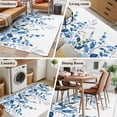 thumbnail image 5 of 3'x5' Area Rugs, Blue Eucalyptus Indoor Outdoor Area Rug for Living Room Bedroom, Watercolor Spring Weeping Botanical Washable Bathroom Rugs Kitchen Floor Carpet Mats Home Decor Aesthetic, 5 of 8