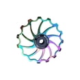 thumbnail image 4 of Thinsony Road Bikes Ceramic Pulley Rear Derailleur 15T Guide Bearing  for Jockey Wheel Colorful Colorful Diameter 58mm, 4 of 6
