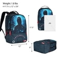 thumbnail image 3 of Mochila escolar UNIKER Hacker Theme con puerto de carga USB de 15.6 pulgadas, 3 of 8