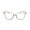 C, variant on Women's Stylish Oval Candy Color Non-prescription Eyeglasses Clear Lens Eyewear