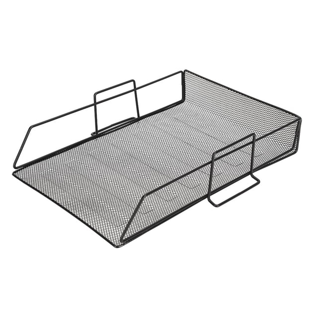Letter Tray Organizer, Mesh Hollow Designed Desktop Tray Organizer, Practical For Books Holding Documents