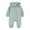 Green, variant on Odeerbi Winter Hoodies Baby Girls Boys Clothes Romper 2025 Casual Hoody Bear Ears Jumpsuit Pullover Zipper Overalls