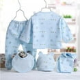 thumbnail image 2 of URMAGIC 5PCS Newborn Girl Boy Clothes 0-3 Months Baby Outfits Pants Gifts Layette Set, 2 of 8