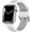 silver-white, variant on LEIXIUER Silicone Compatible for Apple Watch Bands 38mm 40mm 42mm 44mm 41mm 45mm, Breathable Soft Silicone Wristbands Adjustable Bands for Apple Watch Series 7, 6, 5, 4, 3, 2, 1, SE, Nike , Edition