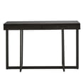 thumbnail image 4 of Weston Home Nadian Wood and Black Metal Two Drawers Sofa Table, Black, 4 of 11
