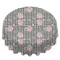 thumbnail image 2 of Pioneer Flower Floral Print Pattern Round Tablecloth 60 X 60 Inch, Wrinkle Resistant Wipeable Table Cloth for Kitchen Dining Picnic Patio Party, 2 of 6
