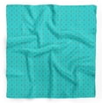 thumbnail image 1 of Bimba Green Cross & Geometric Pure Silk Printed Head Bandanas Summer Neck Wrap Scarf 40 x 40 Inches, 1 of 6