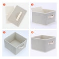 Unique Bargains Storage Cube Bin with Handles 1 Pack Collapsible