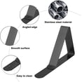 thumbnail image 3 of 12 pcs Stainless Steel Tablecloth Clips Adjustable for 1.5 inch Thick Table Angle Clamps Table Cloth Holder, 3 of 5