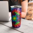 thumbnail image 4 of 20oz Tumbler with Lid and Straw Stainless Boho38 Steel Vacuum Insulated Water Coffee Tumbler Cup, Double Wall Vacuum Insulated Travel Mug Reusable Tumblers for Ice Drinks, Hot Beverage, 4 of 7