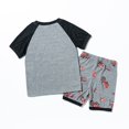 thumbnail image 3 of Hiijoy Toddler Boys Truck Print Cotton Short Sleeve Tee Shirt & Shorts Outfits, Sizes 2-8, 3 of 8