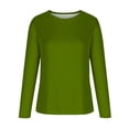 thumbnail image 5 of TACILIP Chandail en Molleton Col Rond Mode Grande Taille pour Femmes Chandail Manches Longues Vêtements d'Automne Hiver pour Femmes, 5 of 5