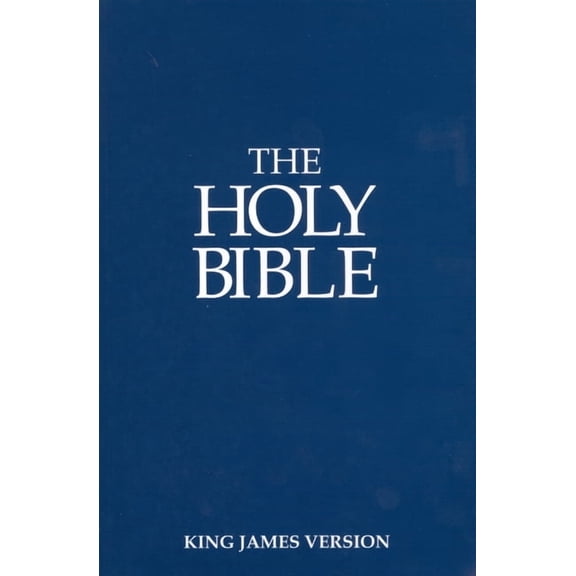 KJV Economy Bible (Softcover, Blue) (Paperback)